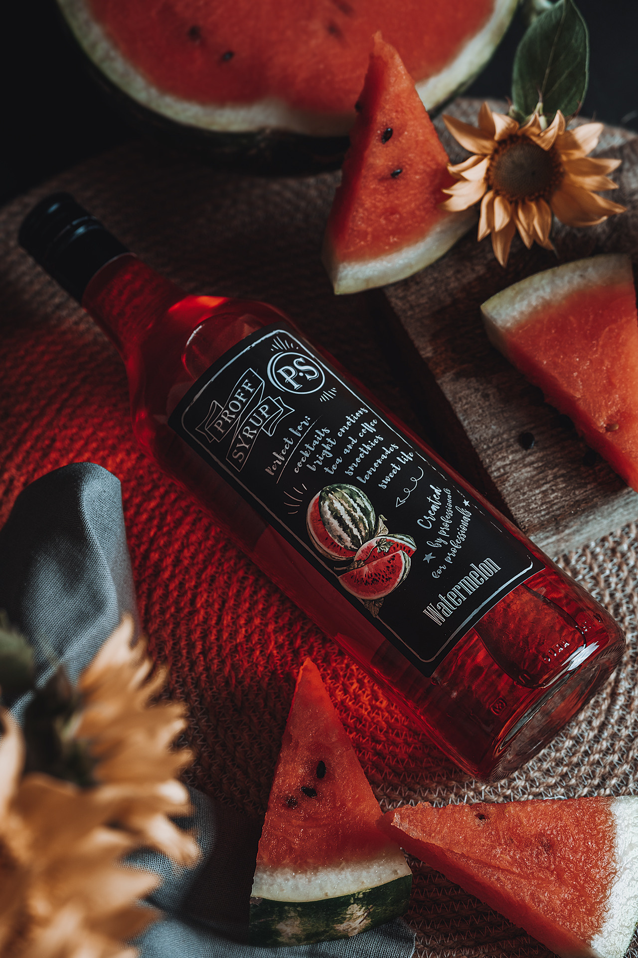 Предметная студийная съемка для московского завода сиропов «Proff Syrup». Фотограф в Крыму, Александра Онищенко, Alexph.ru