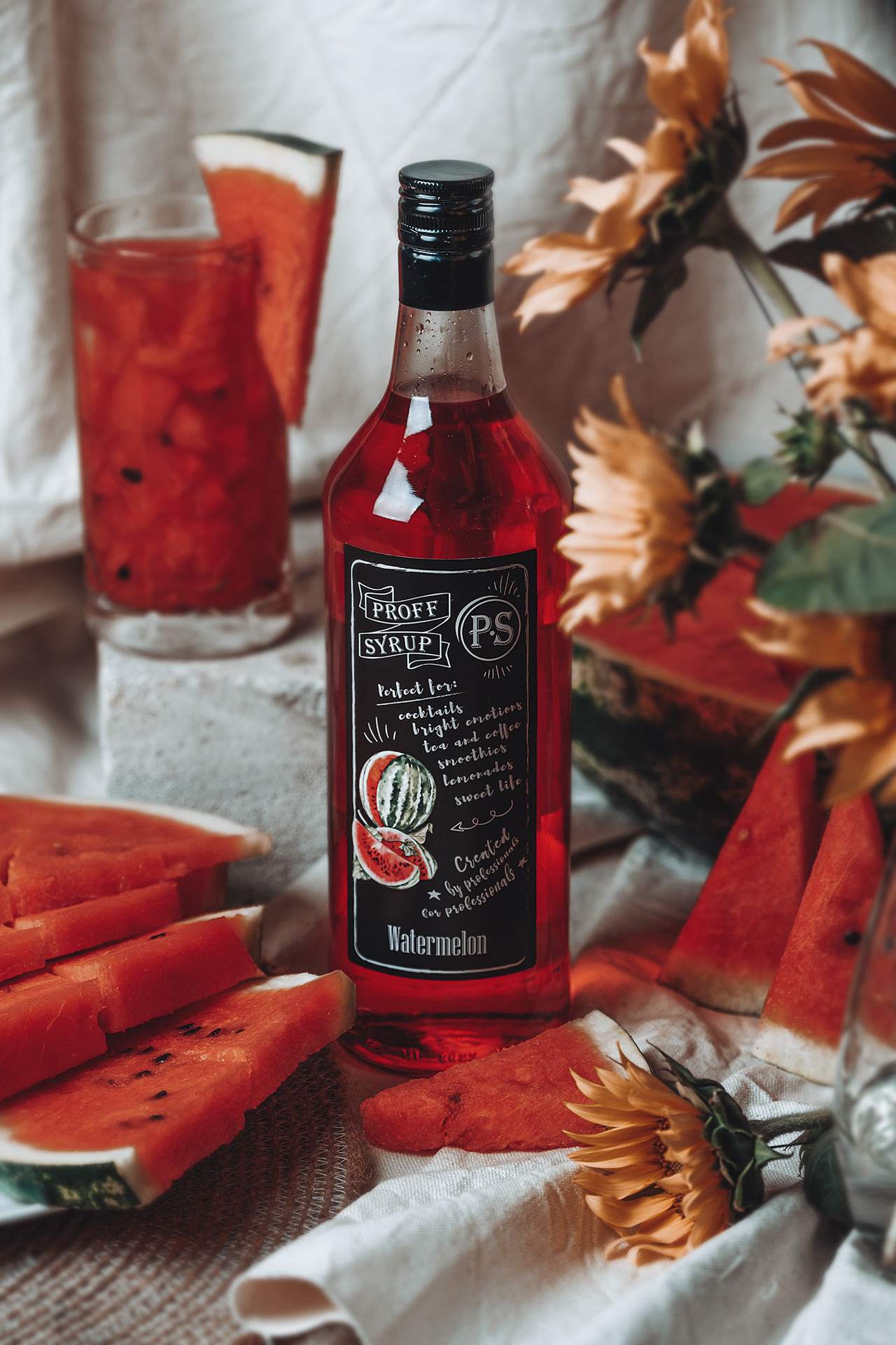 Предметная студийная съемка для московского завода сиропов «Proff Syrup». Фотограф в Крыму, Александра Онищенко, Alexph.ru