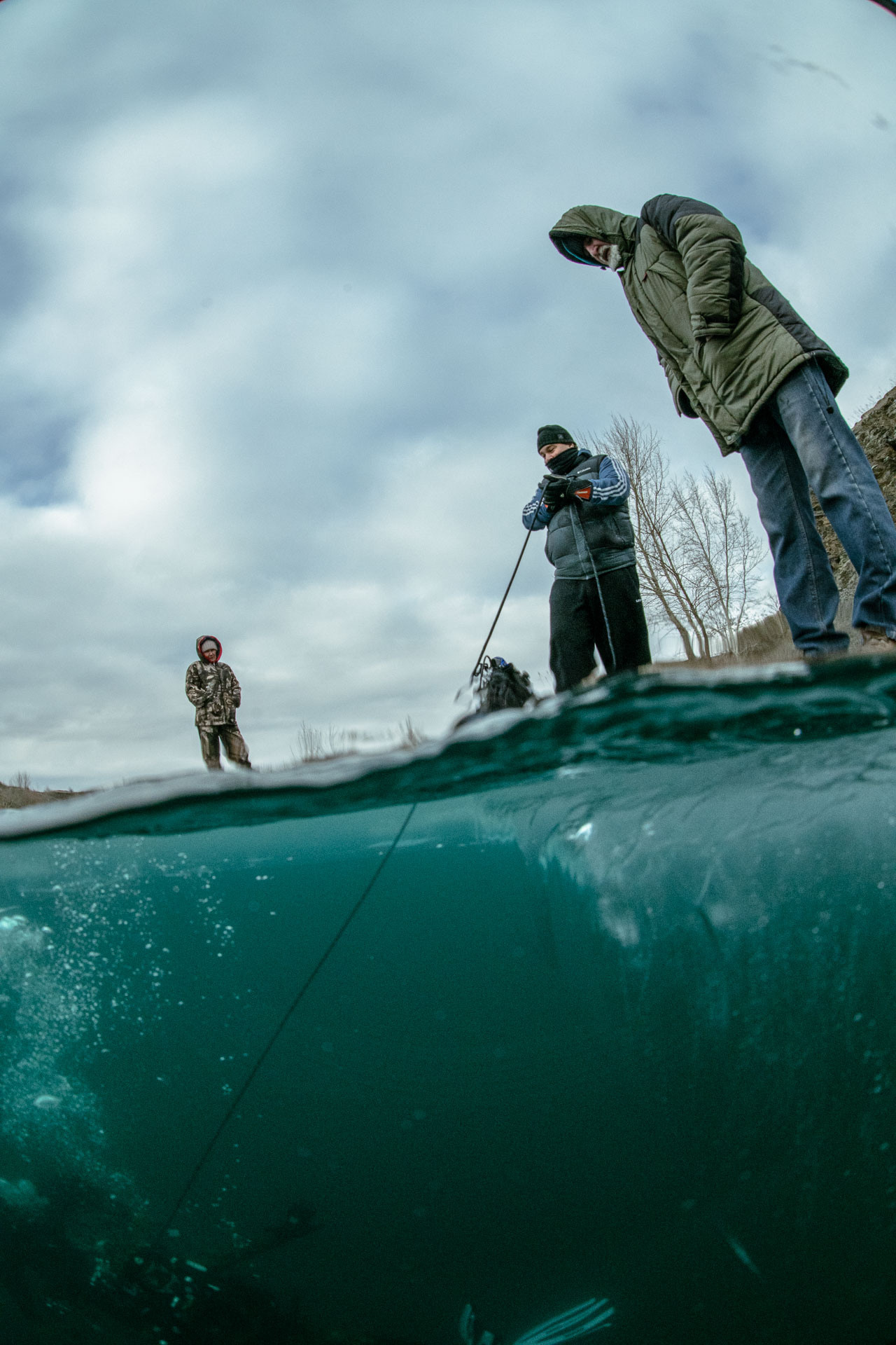Зимний дайвинг и фридайвинг. Профессиональная фотосъемка. Ростов-на-Дону