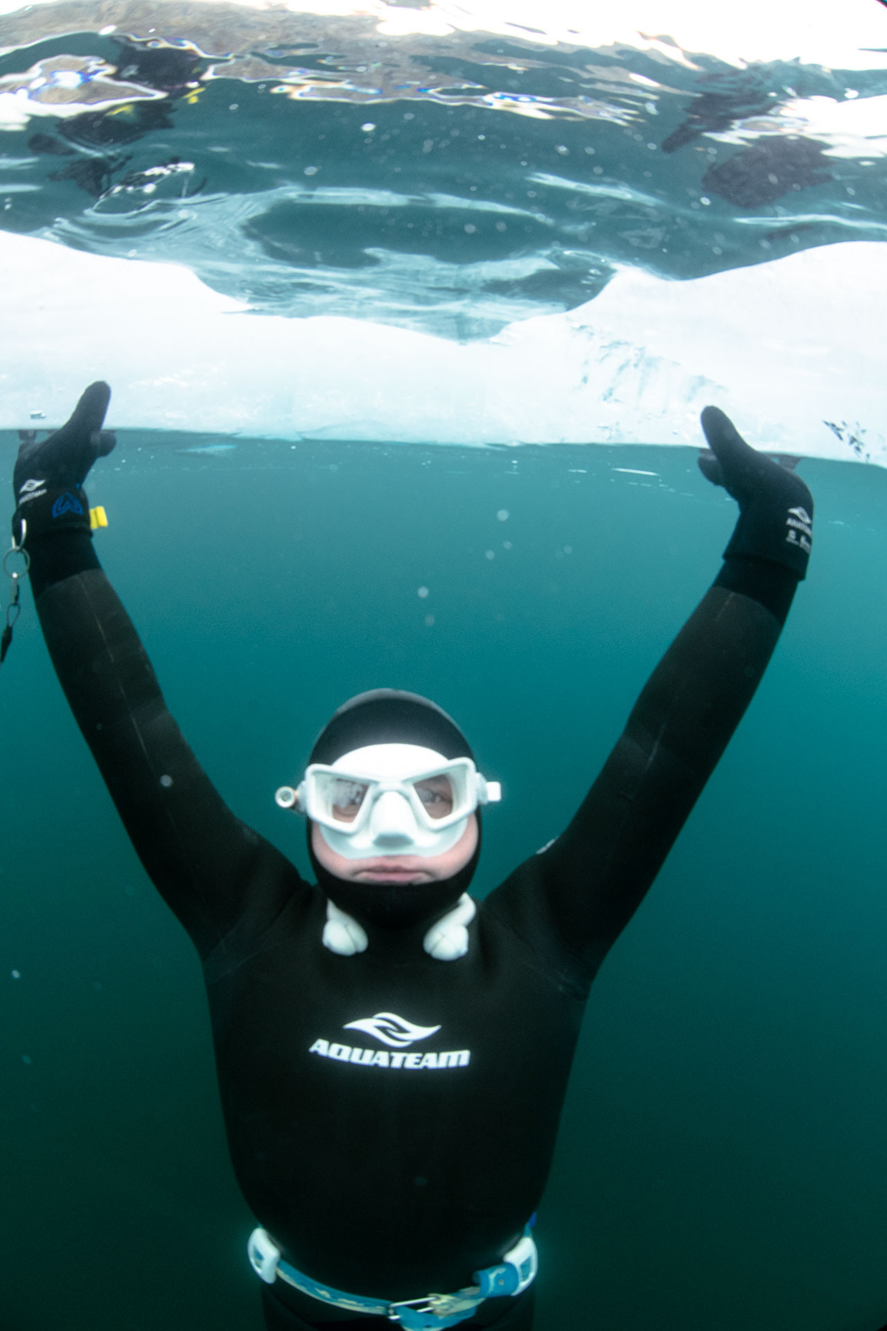 Зимний дайвинг и фридайвинг. Профессиональная фотосъемка. Ростов-на-Дону