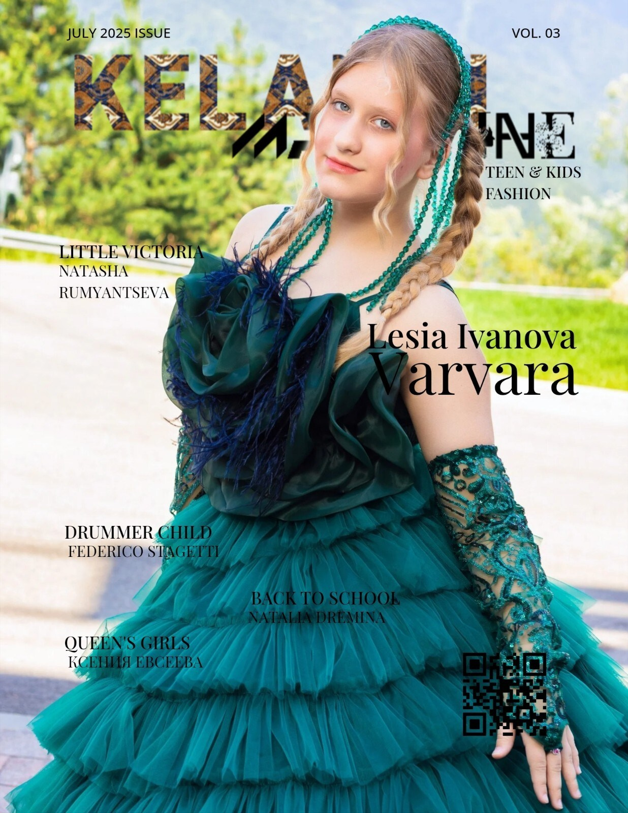 обложка зарубежного журнала 