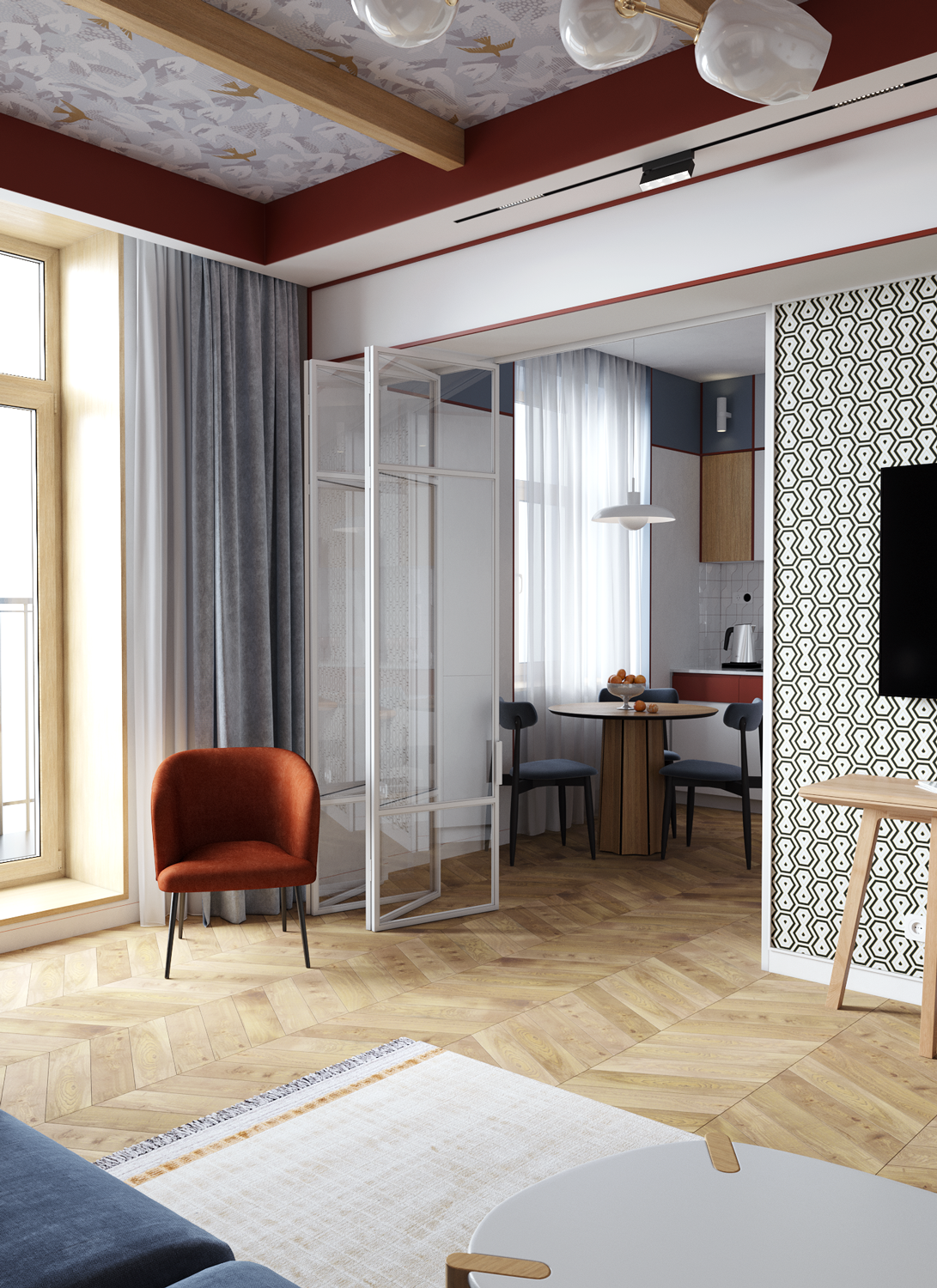 Красные дома. 3D-визуализатор Орлова Юлия