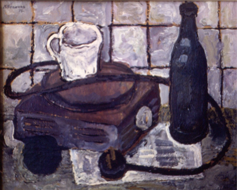 «Н-т с электроплиткой» 1976 год Собр. Ф.Ваккари. Италия. Художник Величко Вадим Семёнович