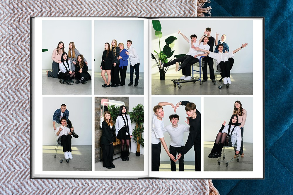 Выпускной альбом «Большой альбом про нас». Студия выпускных альбомов Ольги Галкиной. Томск