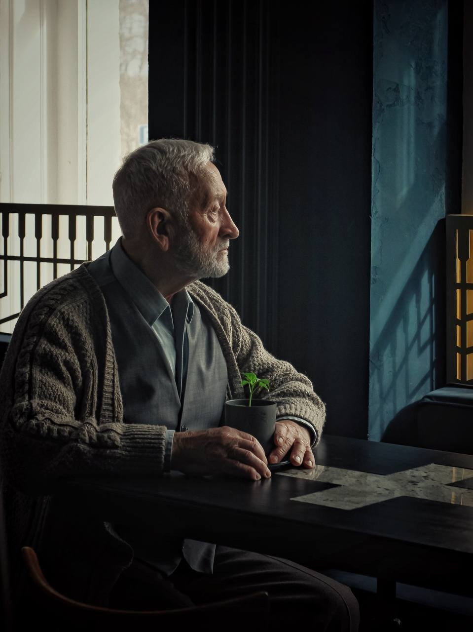 Мужской портрет. Фотограф Евгения Никишина