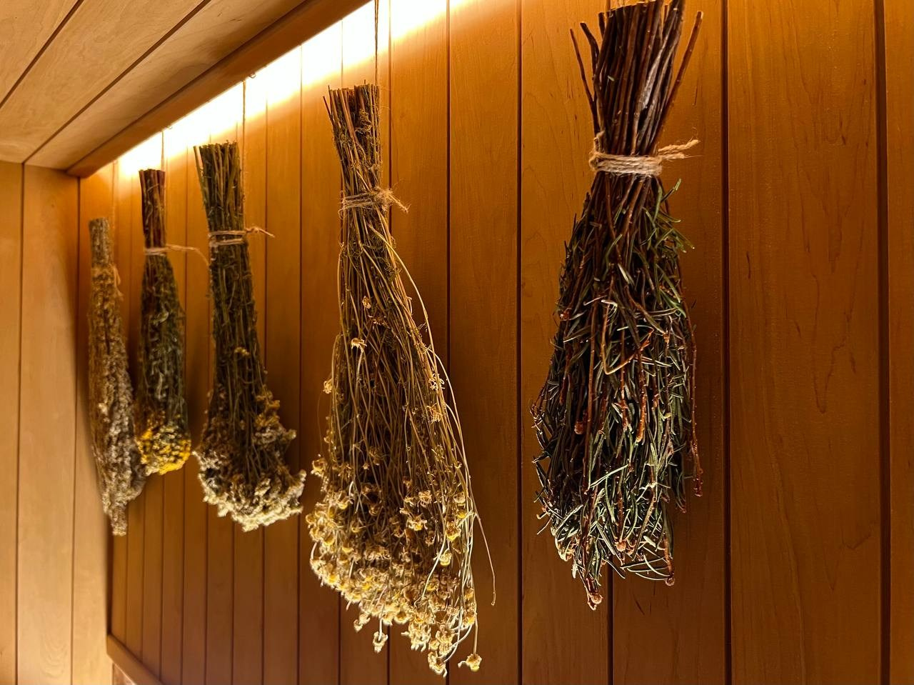 Уютная сауна в Зеленом Острове с Harvia Cilindro и отделкой из термоольхи; можжевельник и крымские травы дарят интересный насыщенный аромат. SaunaTopMasters