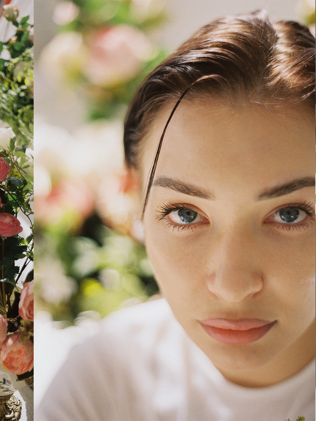 Очень нежная и красивая фотосессия на пленку в студии. Плёночный фотограф Москва, Саша Звук