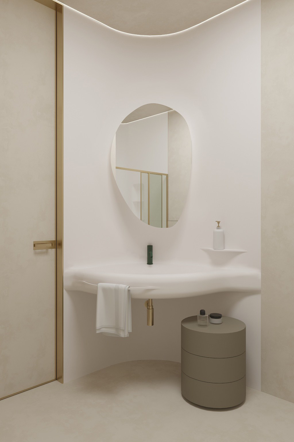 Футуристичная квартира в стиле минимализм. Главная