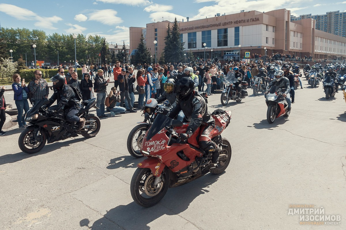 Слёт байкеров
