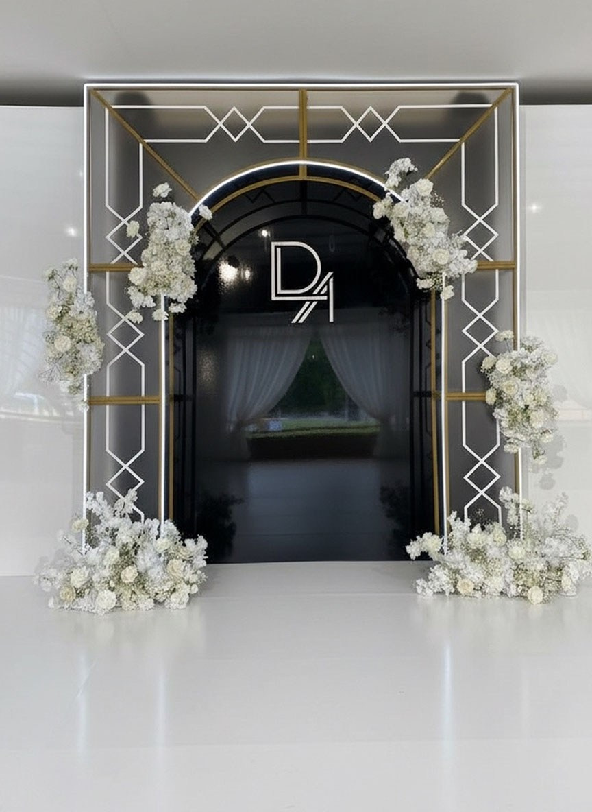 Черно-белая свадьба. Декоратор флорист оформление свадеб Тольятти Самара