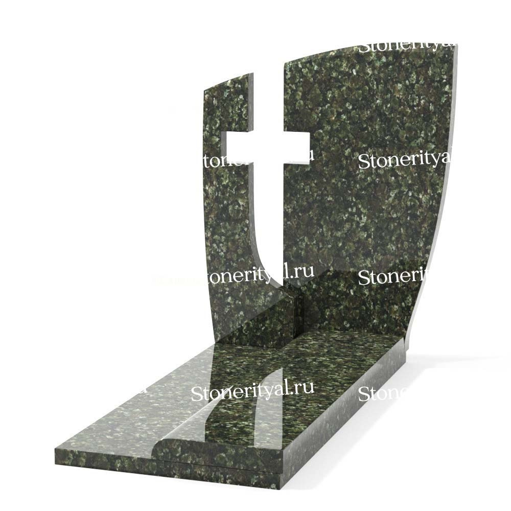 Комбинированные памятники на одного. Изготовление и установка памятников в Москве и МО