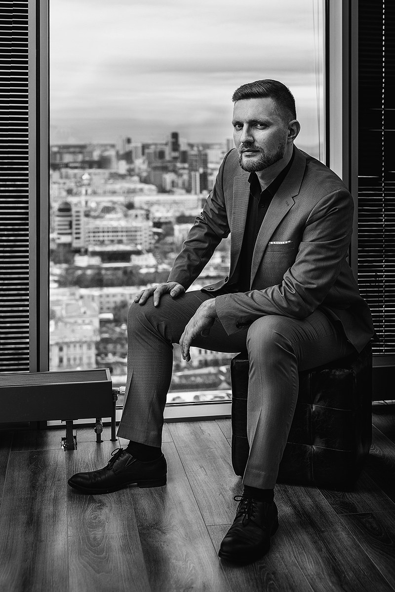 Брутальный мужской портрет