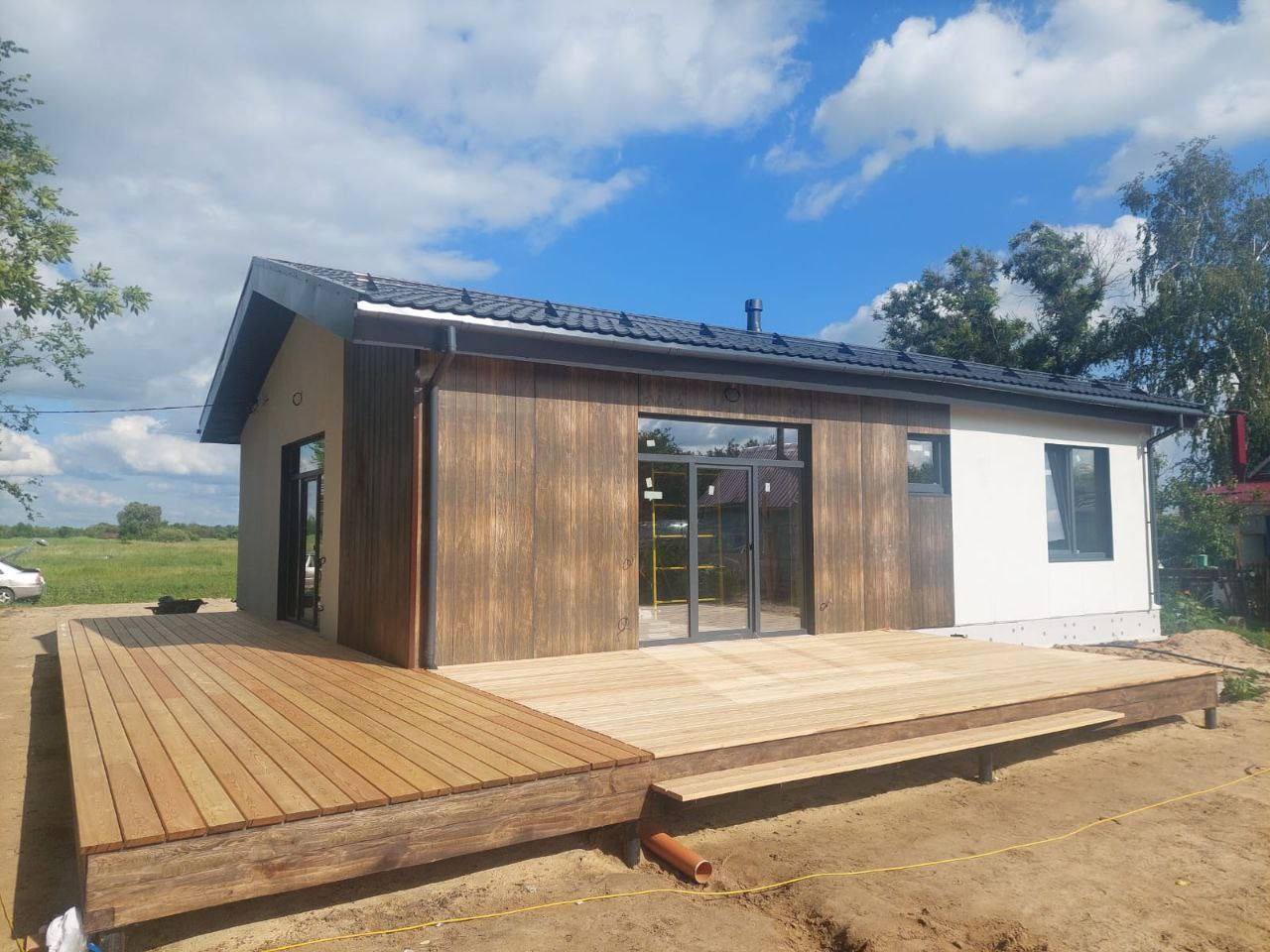 Быстровозводимый дом: Домокомплект Микеле 80, Воронежская область, Эртильский р-н. БыстроДом — капитальный дом за 7 дней!