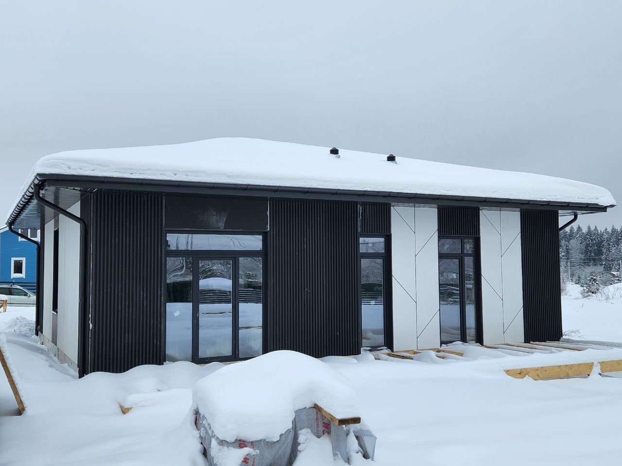 Фэмили 105, Московская Обрасть, МО Истра, д. Матвейково, КП Рижский парк. БыстроДом — капитальный дом за 7 дней!