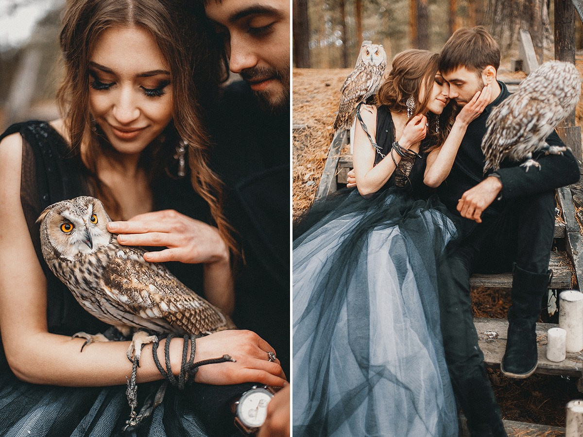 Мистическая свадьба в лесу