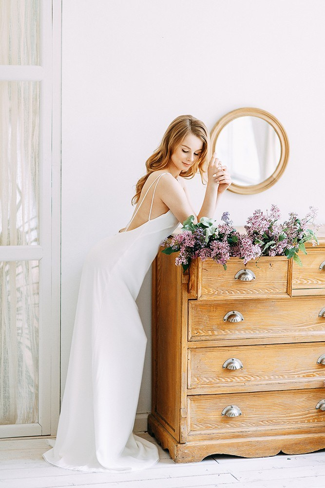 Утро невесты в сирени