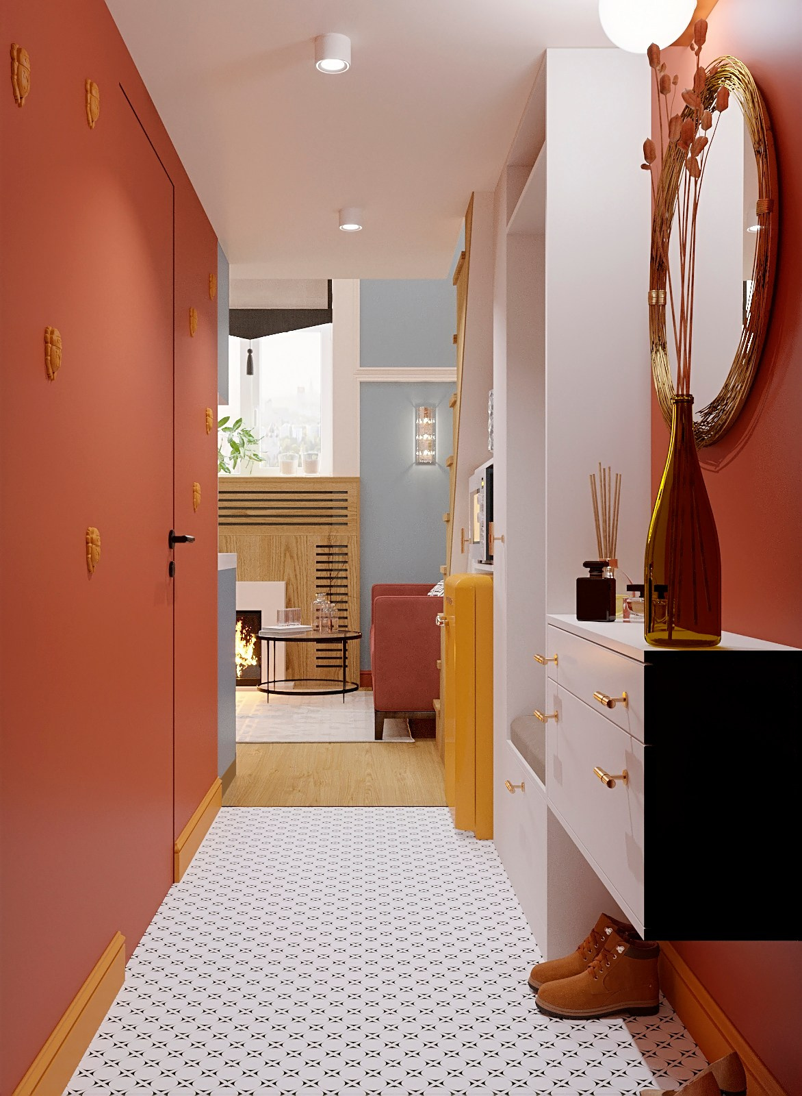 Апартаменты для сдачи в Москве. Дизайнер интерьера Троилова Арина