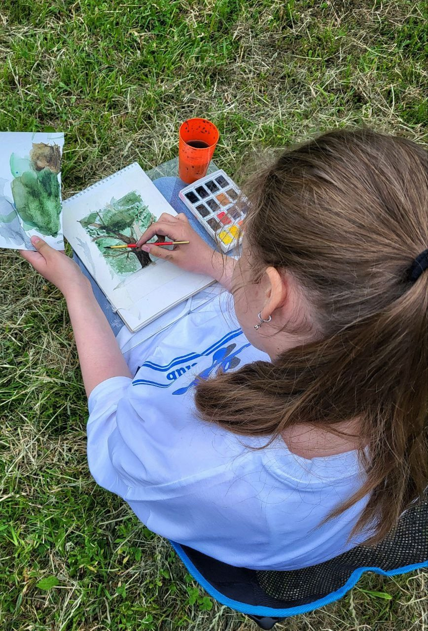 Пленэры в Бутовском парке. Изостудия «Мы рисуем!» ♥ Южное Бутово, Москва