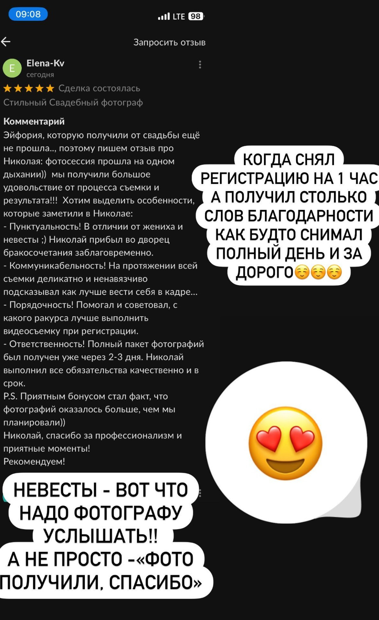 Фотограф Абрамов. Подрядчики и друзья сети свадебных площадок House for wedding