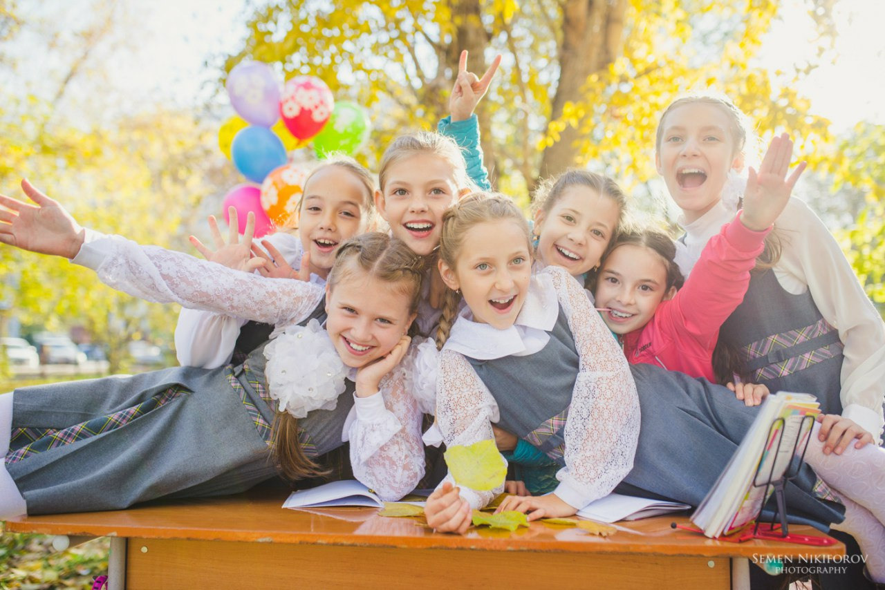 Как проходит съемка в 4х классах. Выпускные альбомы и фотосъемка в Красноярске