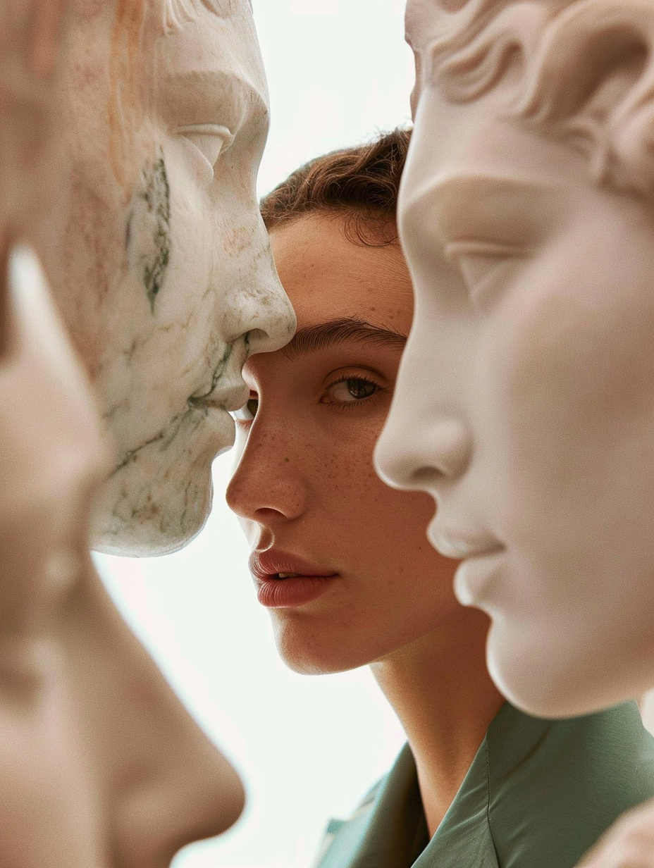 Мрамор. AI художник и фотограф Ольга Косина