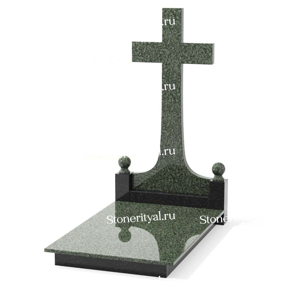 Комбинированные памятники на одного. Изготовление и установка памятников в Москве и МО