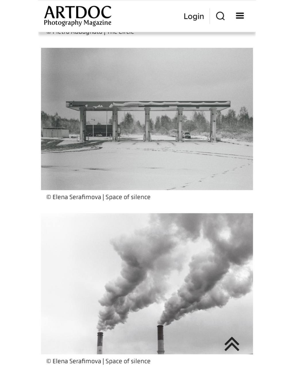 Participant of the online group exhibition “THE MEDITATIVE LENS”, organized by ARTDOC magazine. Documentary photographer Elena Serafimova