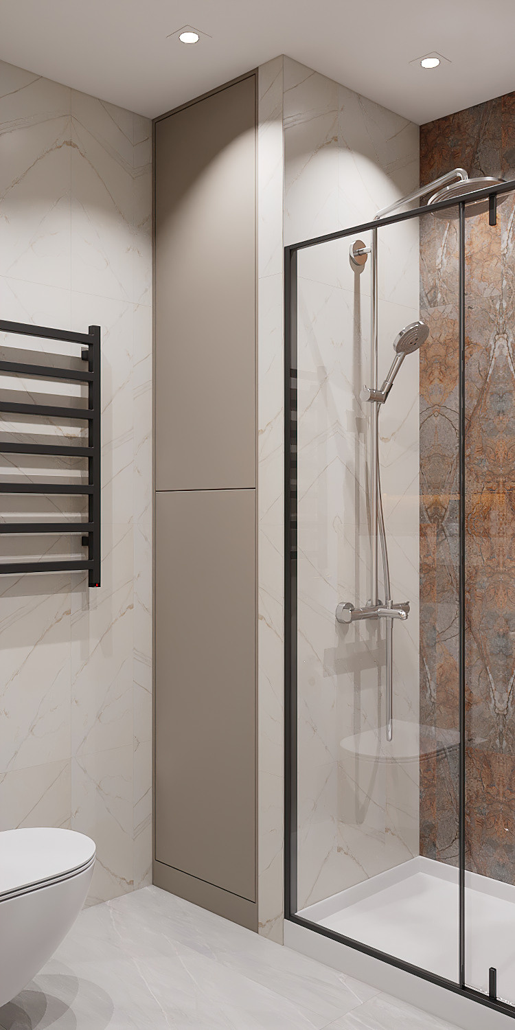 «Сдержанно-яркая» уютная квартира с двумя вариантами цветового решения. Батракова Наталья дизайнер интерьеров Санкт-Петербург Москва Архангель