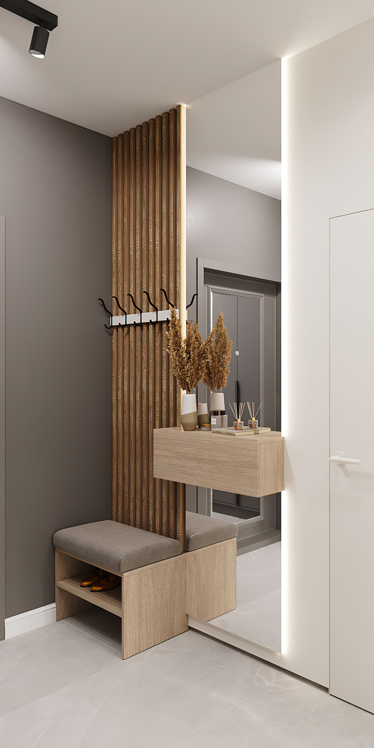 Однушка в стиле современной классики 37 м² г. Москва. Батракова Наталья дизайнер интерьеров Санкт-Петербург Москва Архангель