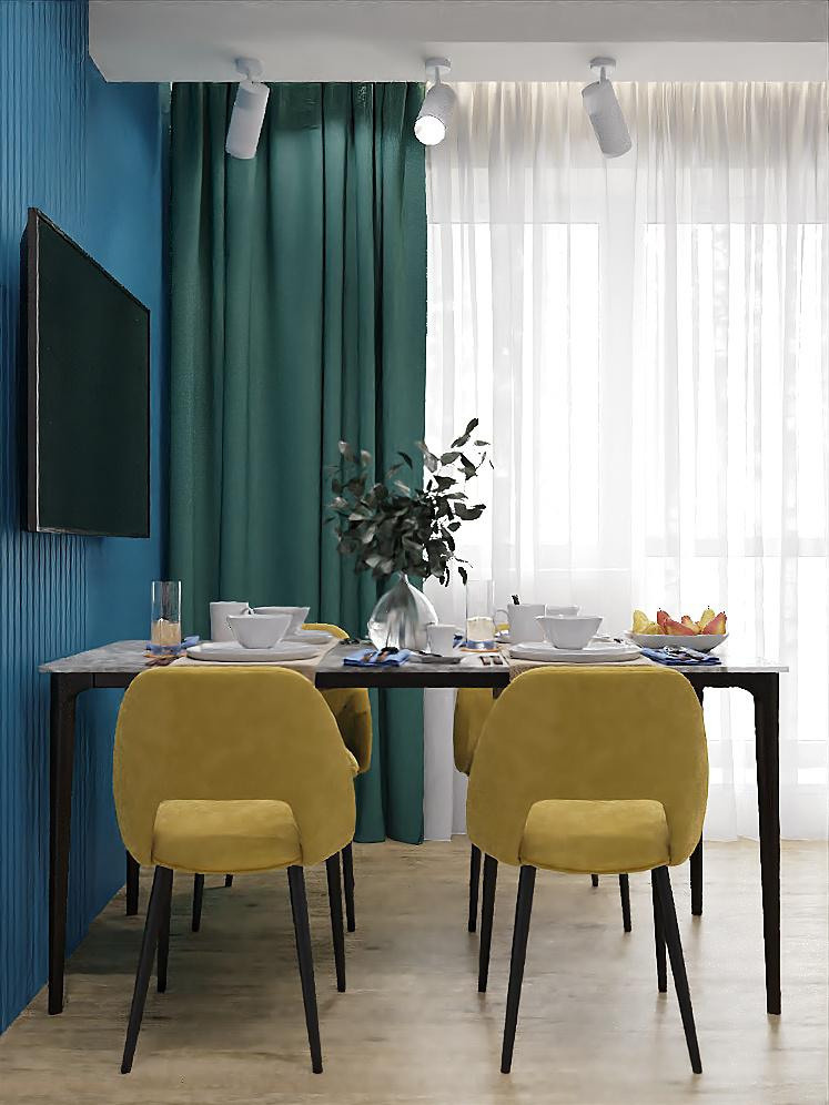 «Сдержанно-яркая» уютная квартира с двумя вариантами цветового решения. Батракова Наталья дизайнер интерьеров Санкт-Петербург Москва Архангель