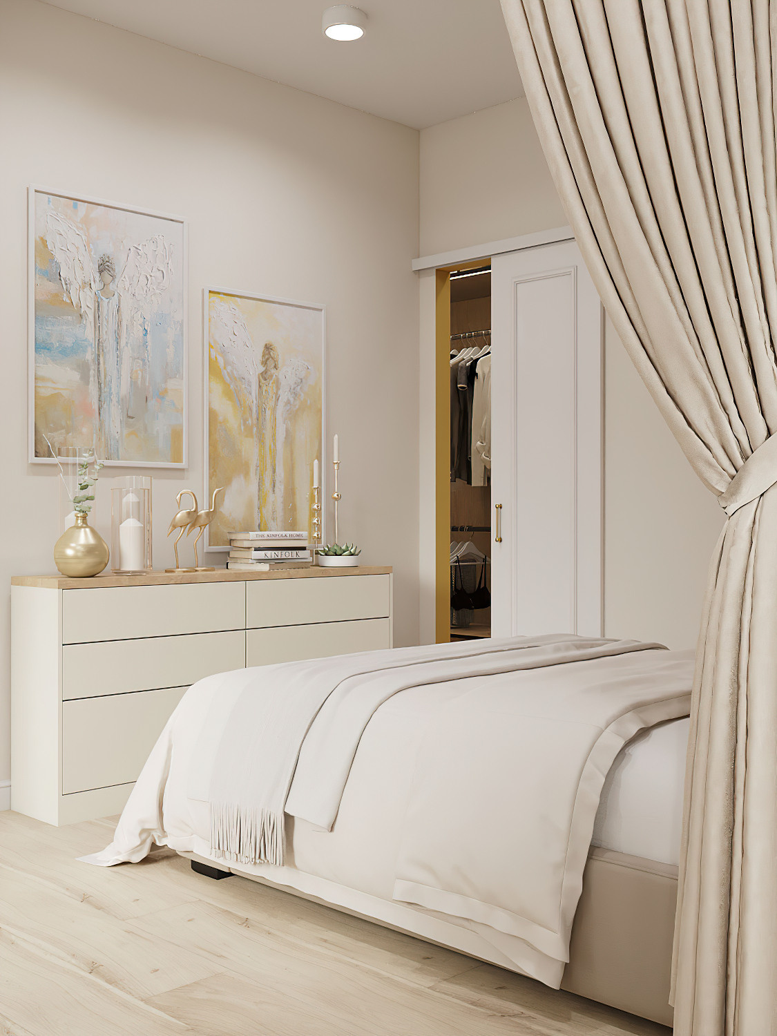 Однушка в стиле современной классики 37 м² г. Москва. Батракова Наталья дизайнер интерьеров Санкт-Петербург Москва Архангель