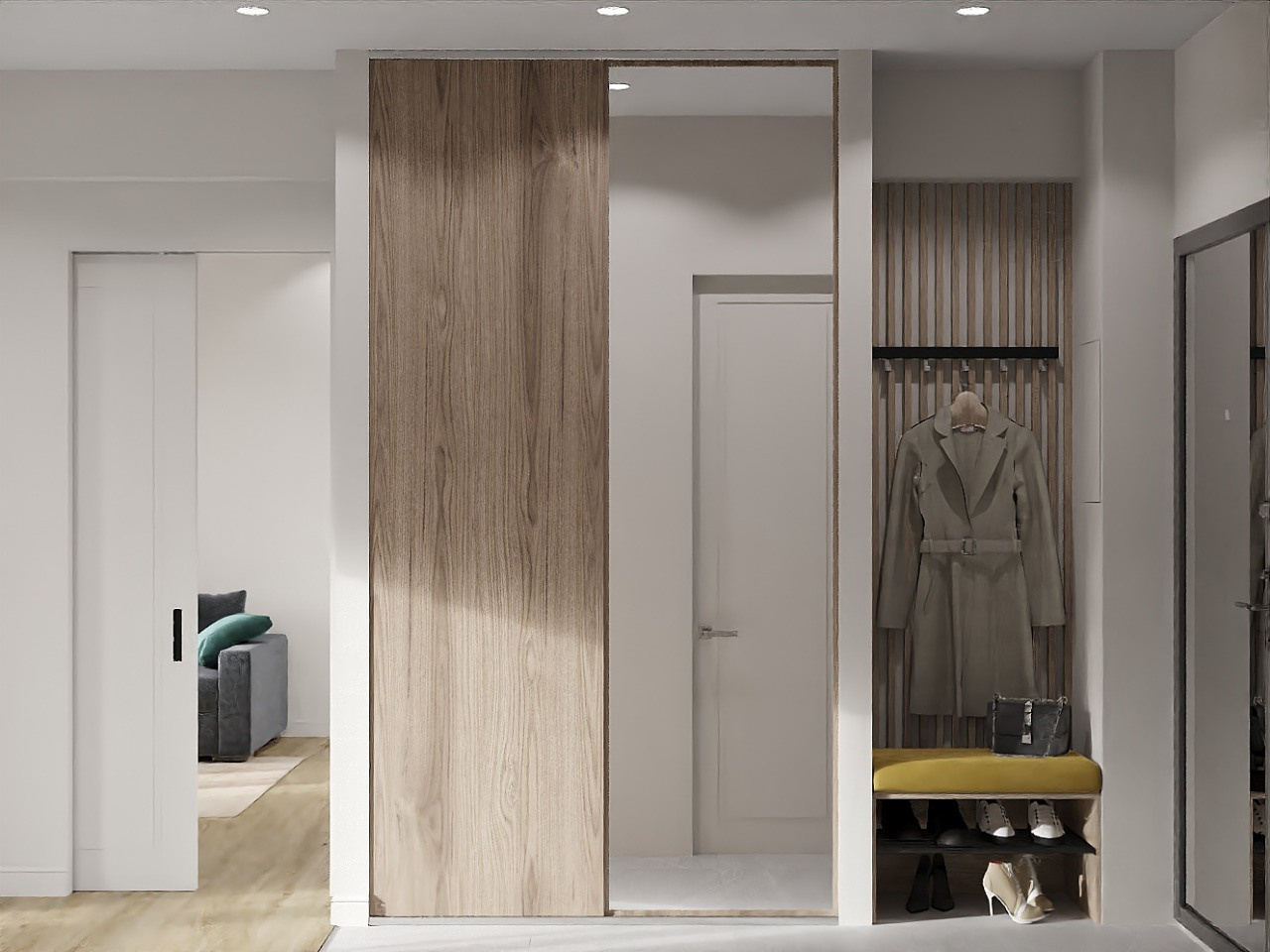 «Сдержанно-яркая» уютная квартира с двумя вариантами цветового решения. Батракова Наталья дизайнер интерьеров Санкт-Петербург Москва Архангель