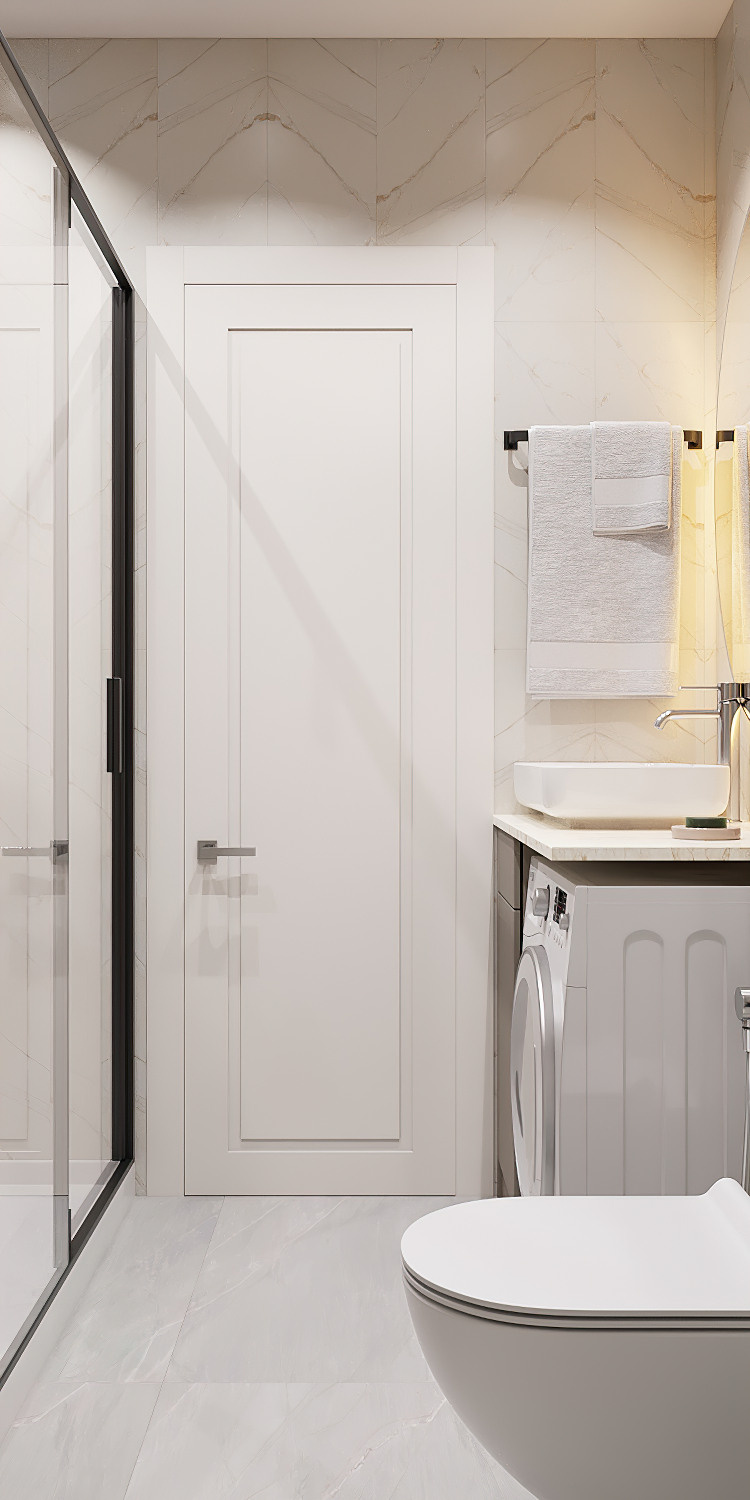 «Сдержанно-яркая» уютная квартира с двумя вариантами цветового решения. Батракова Наталья дизайнер интерьеров Санкт-Петербург Москва Архангель