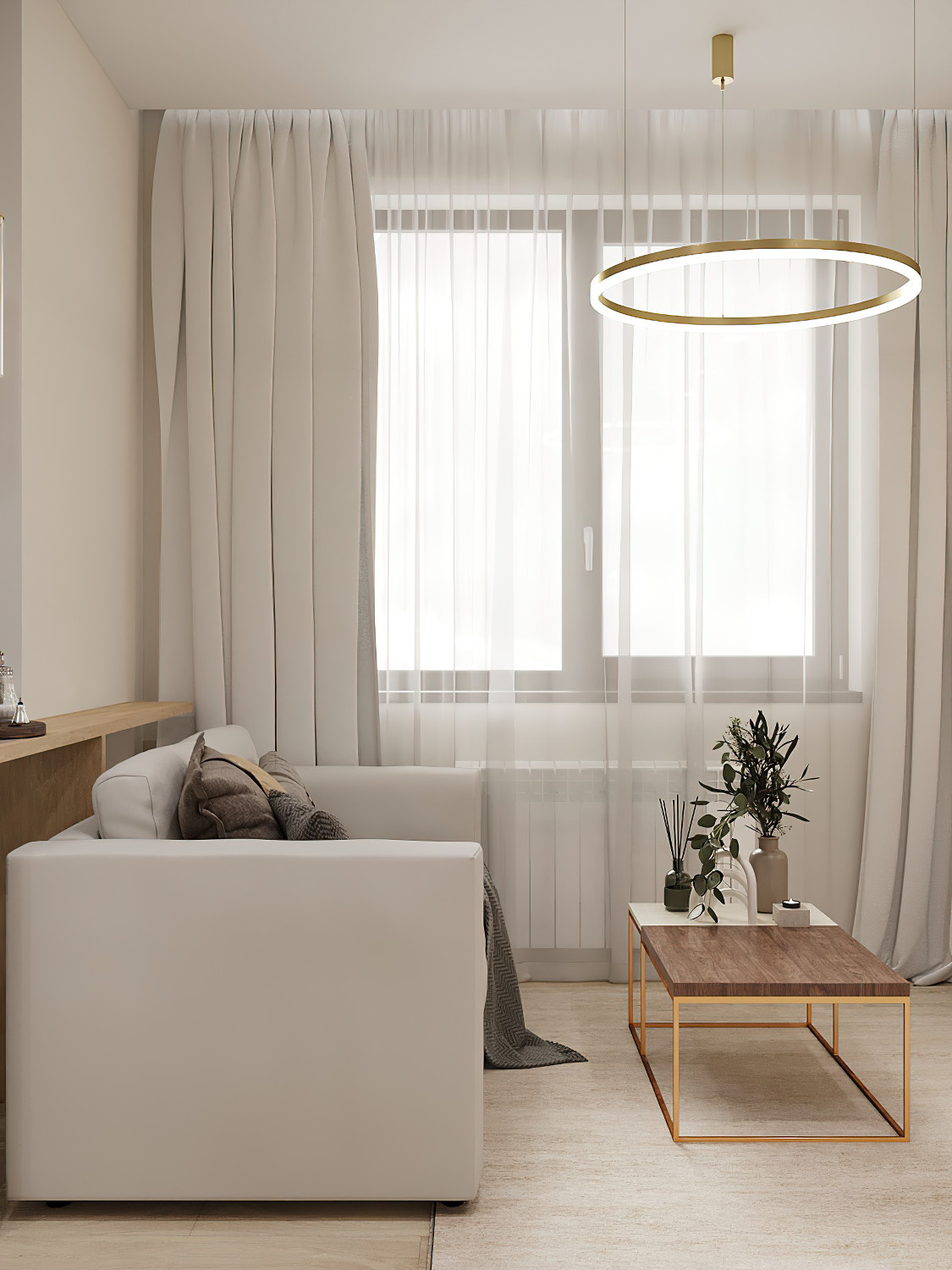 Однушка в стиле современной классики 37 м² г. Москва. Батракова Наталья дизайнер интерьеров Санкт-Петербург Москва Архангель