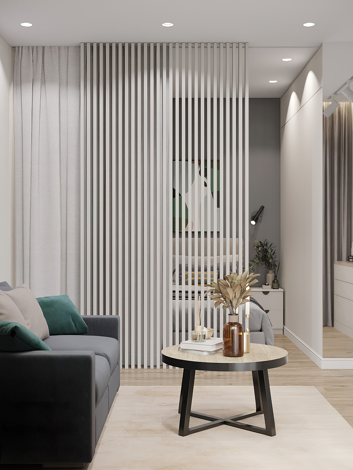 «Сдержанно-яркая» уютная квартира с двумя вариантами цветового решения. Батракова Наталья дизайнер интерьеров Санкт-Петербург Москва Архангель