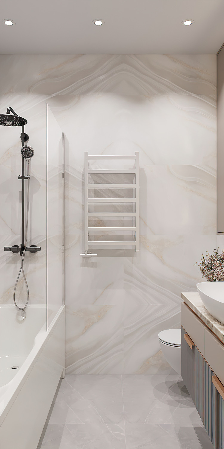 Однушка в стиле современной классики 37 м² г. Москва. Батракова Наталья дизайнер интерьеров Санкт-Петербург Москва Архангель