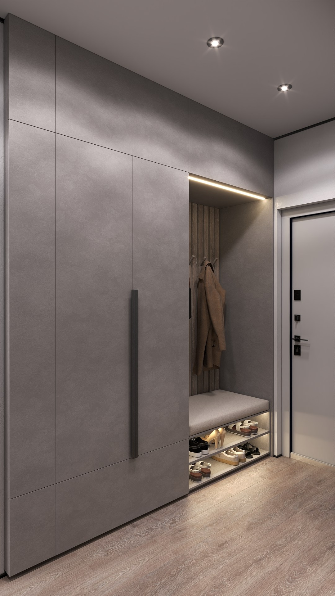 Г. Екатеринбург ЖК Repin Towers 45 м². БК студия дизайна интерьера