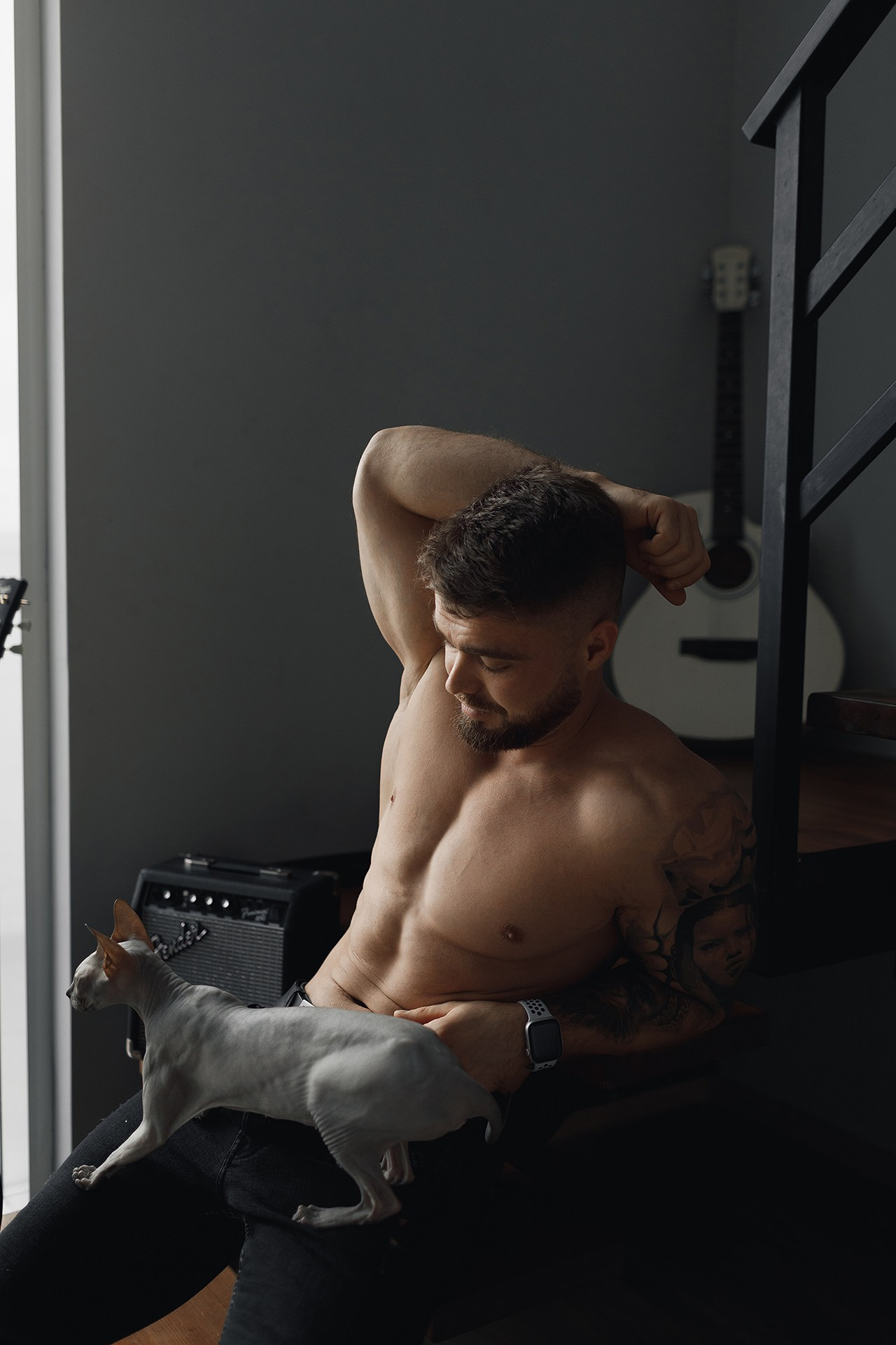 Индивидуальная мужская фотосессия. Профессиональный фотограф в Новосибирске