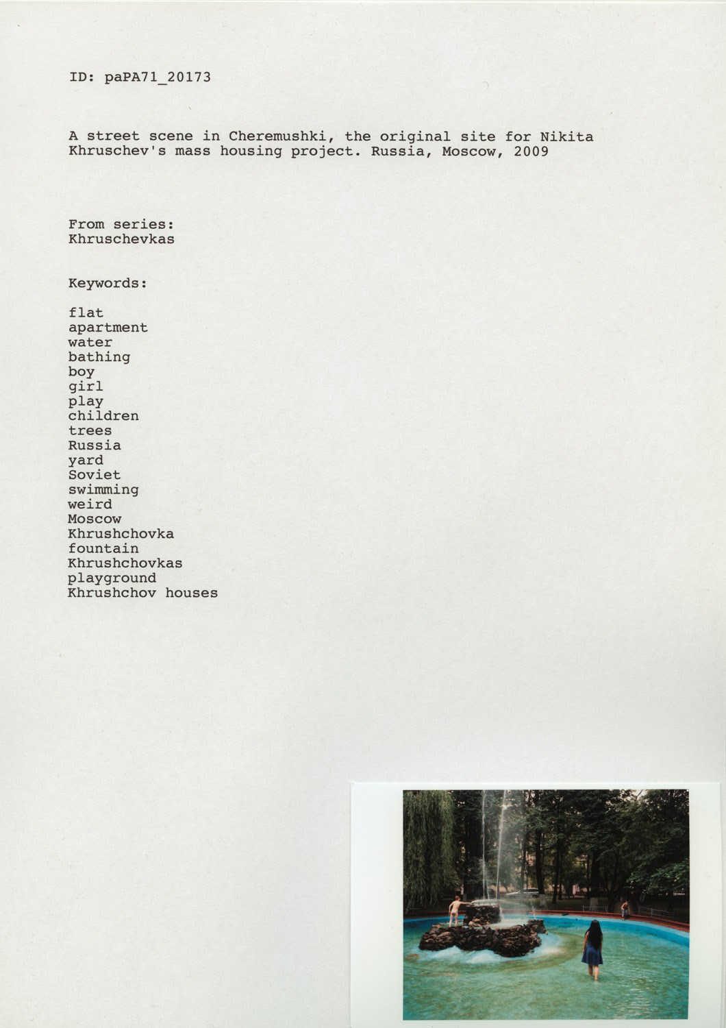 Keywords. Petr Antonov