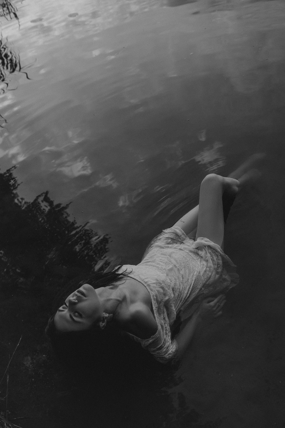 Девушка на воде — идея фотосессии