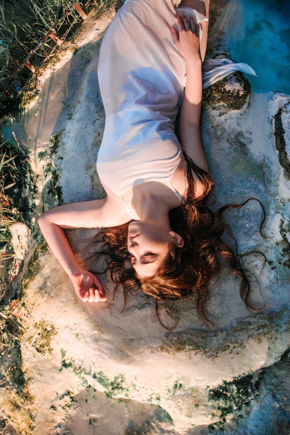 Девушка на воде — идея фотосессии