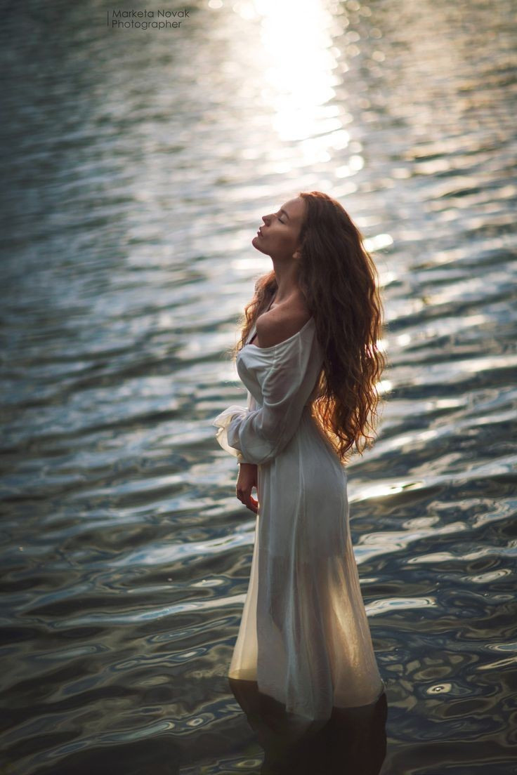 Девушка на воде — идея фотосессии