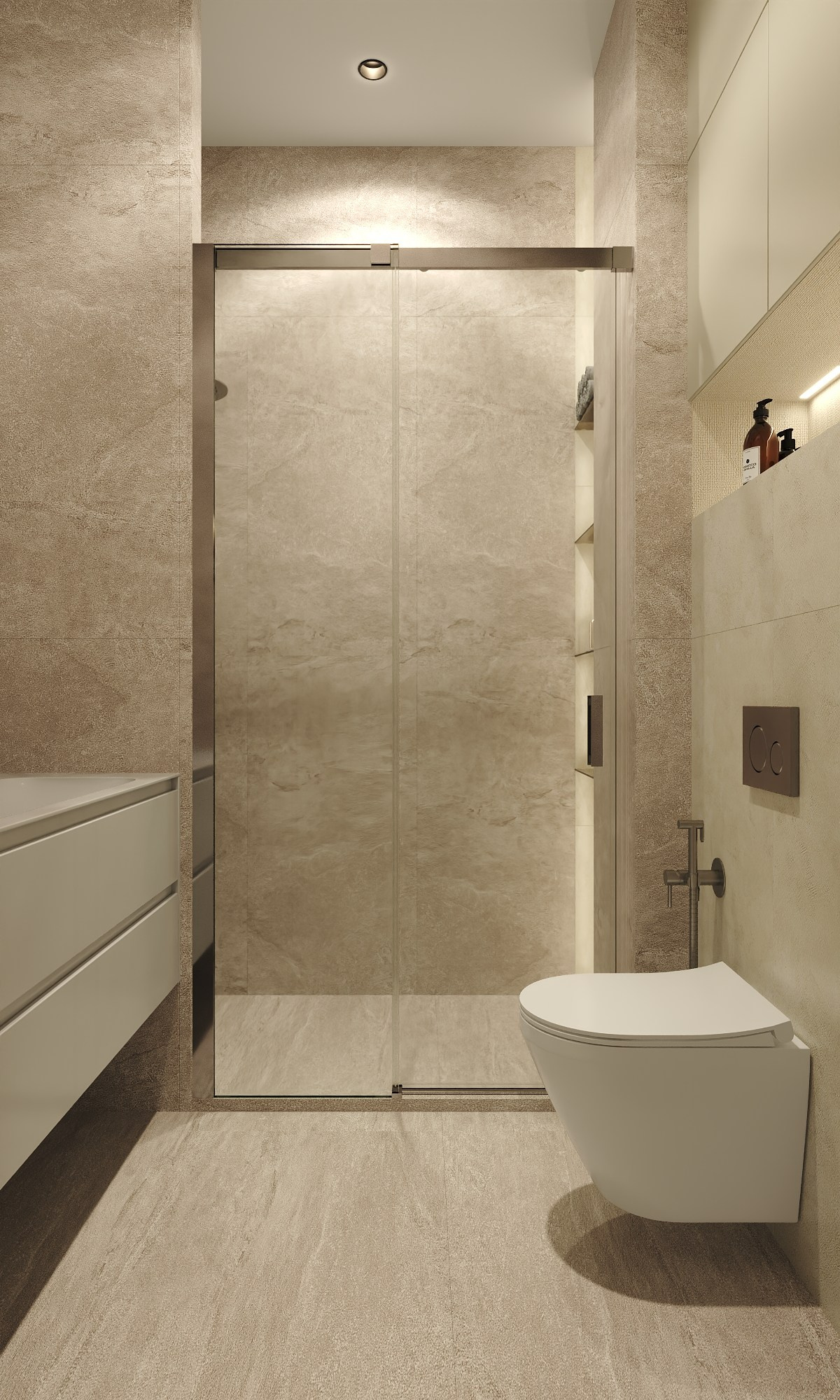 Serenity in Light & Beige. 3D Визуализация