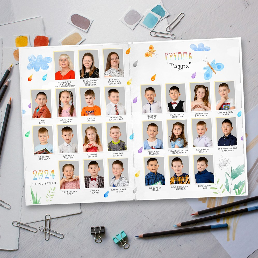 Планшет для детского сада. Фотоальбомы для выпускников школ и детских садов в Республике Алтай и за её пределами