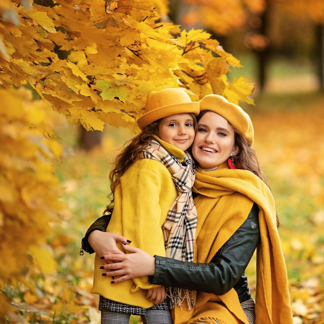 Мама с детьми