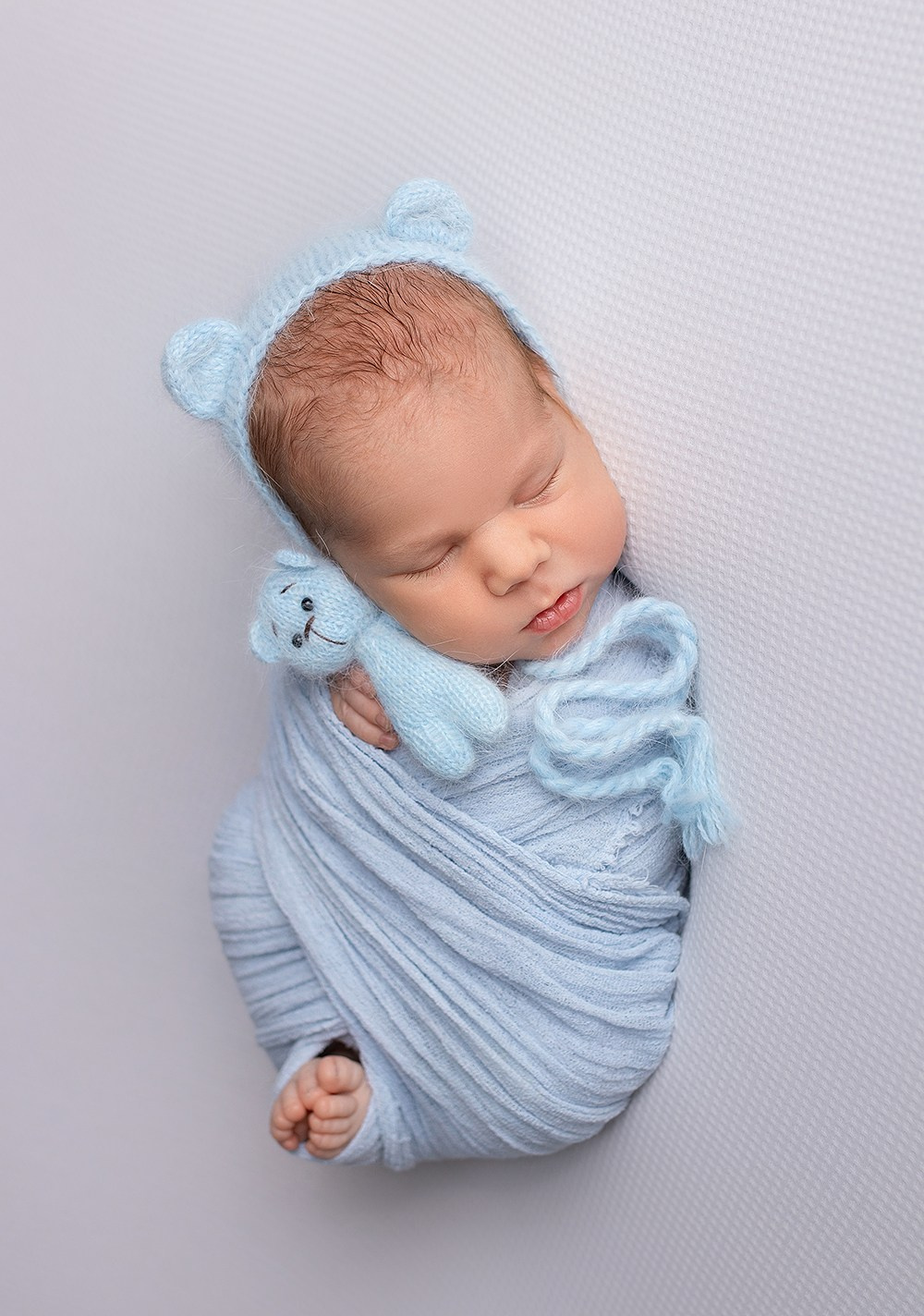 Newborn съёмка Мишутки. Фотограф новорождённых и малышей до года в Москве и Московской области