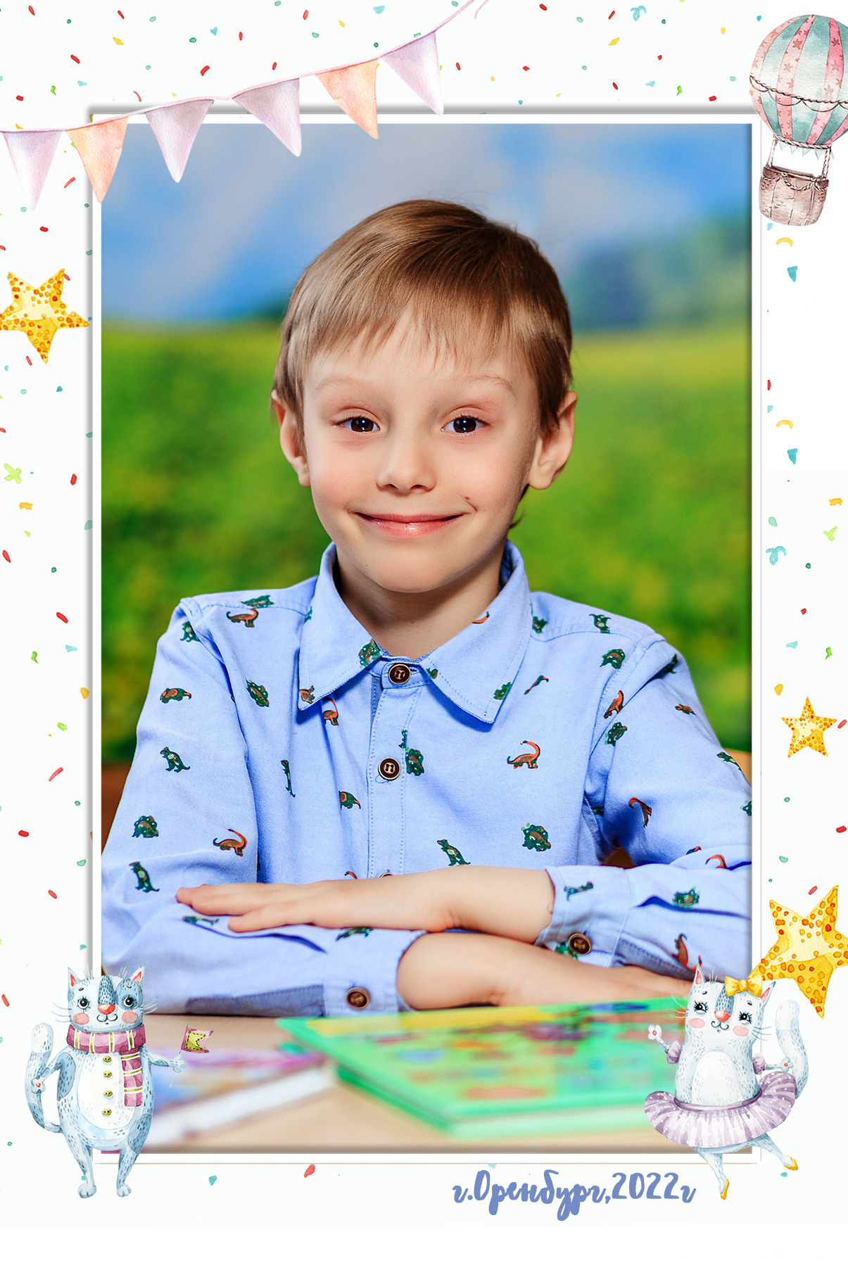 Выпускной альбом для детского сада. Свадебный и семейный фотограф в Оренбурге Ильяна Тукжанова