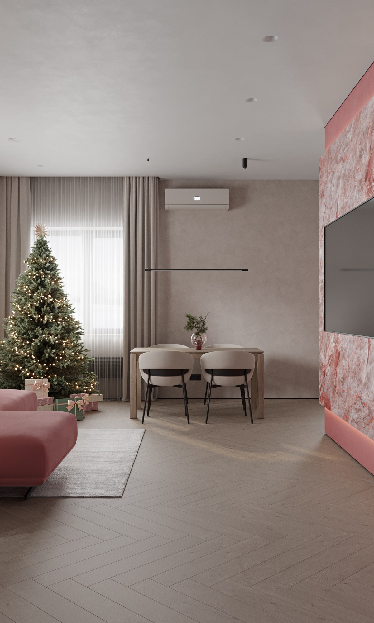 «Коралловый риф». Студия интерьерной визуализации «ЛИНИИ»