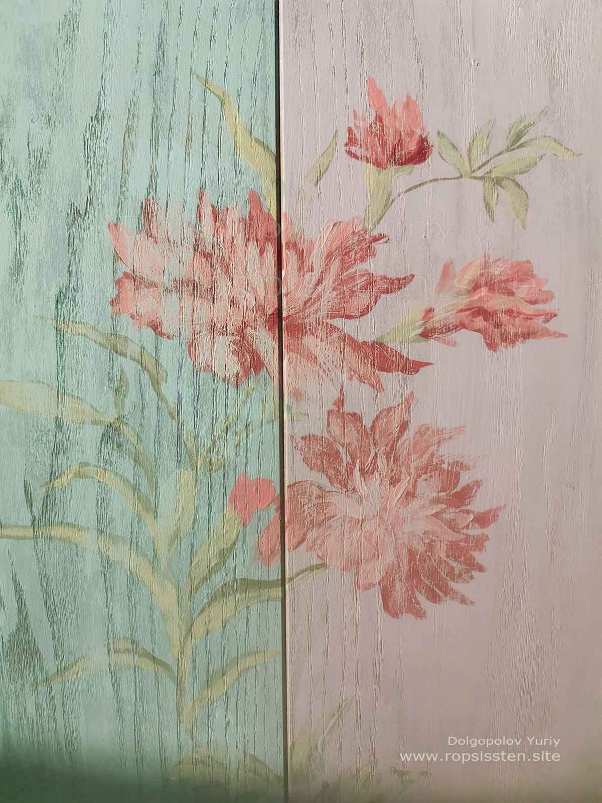 Еще немного росписи стен