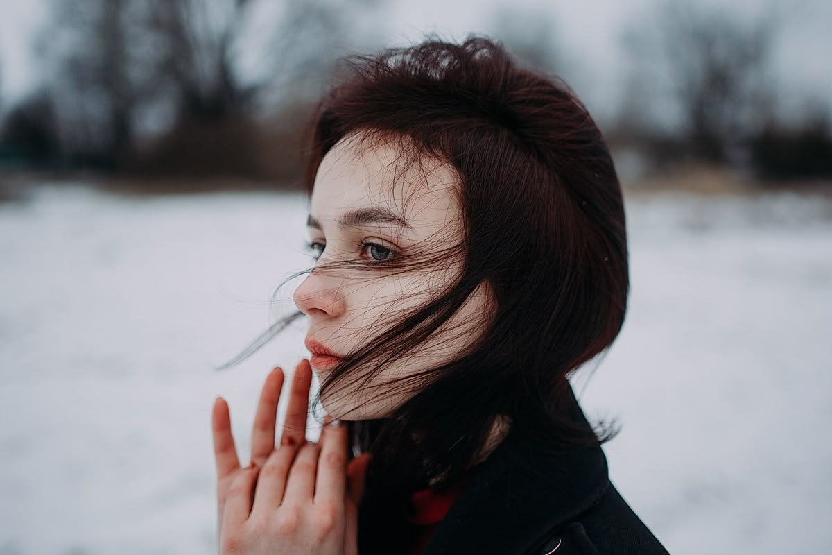 Зимняя в лесу. Александра Мельниченко/ Бегающий фотограф